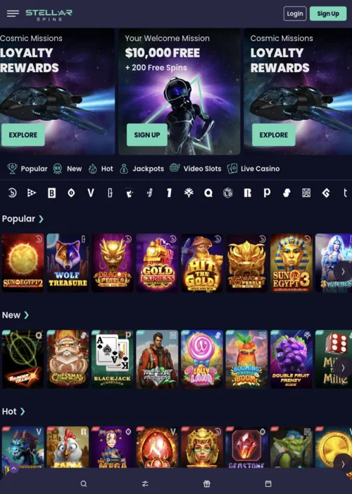 Slots Stellar Spins Casino
